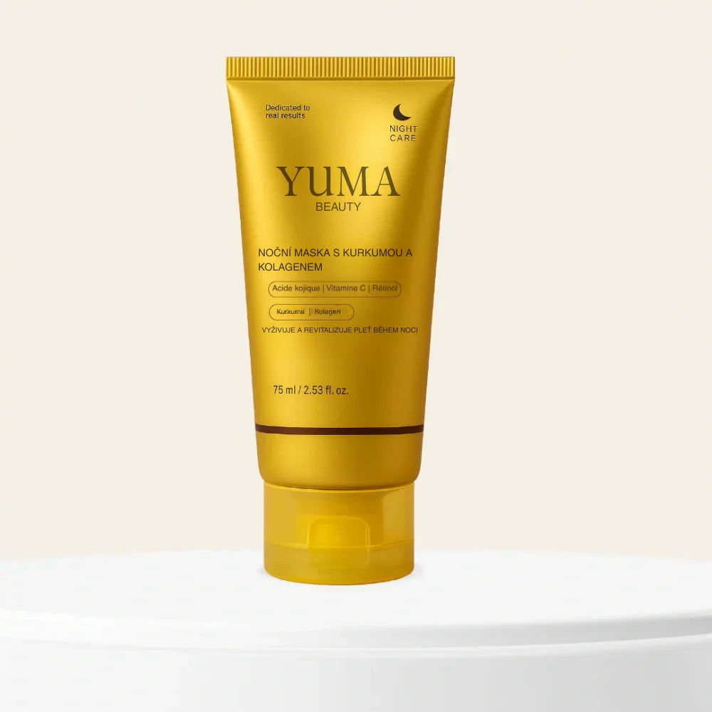 Yuma Beauty - Koreanische Maske mit Kurkuma & Kollagen