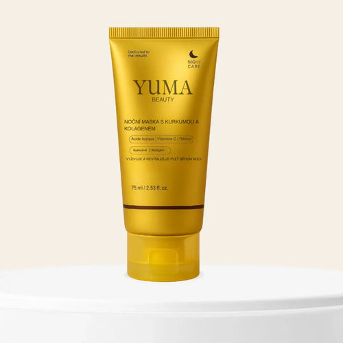 Yuma Beauty - Koreanische Maske mit Kurkuma & Kollagen