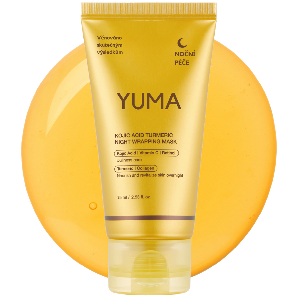 Yuma Beauty - Koreanische Maske mit Kurkuma & Kollagen