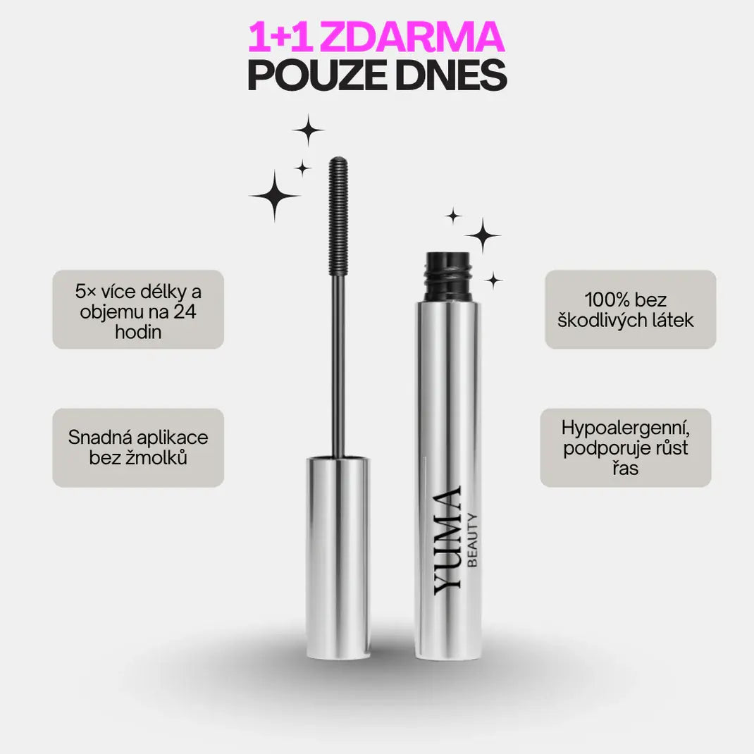 YumaBeauty| Iron natürliche, verlängernde und nährende Mascara
