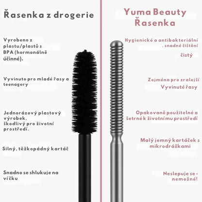 YumaBeauty| Natürliche verlängernde und nährende Wimperntusche...