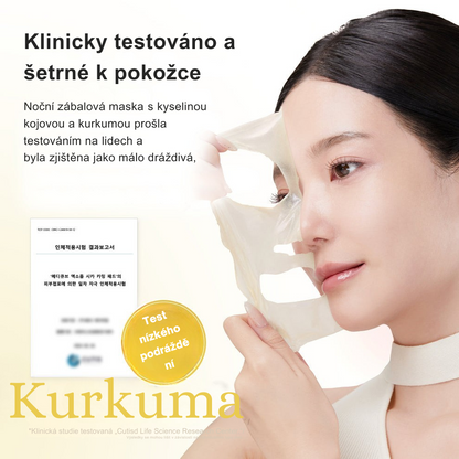 Yuma Beauty - Koreanische Maske mit Kurkuma & Kollagen