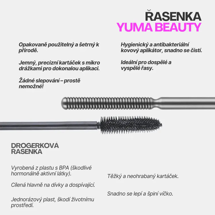 YumaBeauty| Iron natürliche verlängernde und nährende Wimperntusche...