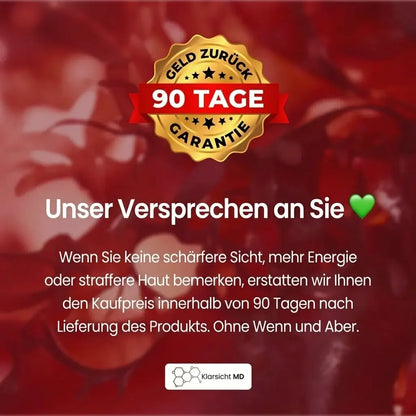 KlarsichtMD Astaxanthin – Schützt Ihre Augenzellen auf natürliche Weise und stellt eine scharfe, klare Sicht wieder her